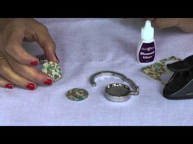 How to Make a Dome Glass Purse Hook DIY Tutorial