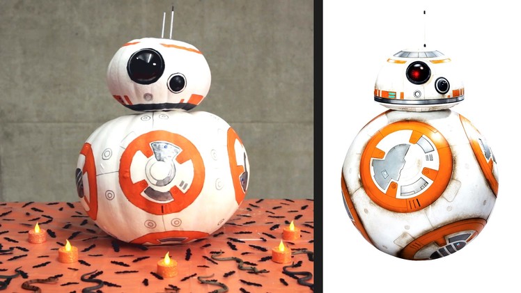 Star Wars BB-8 Inspired DIY Pumpkin | Disney Family