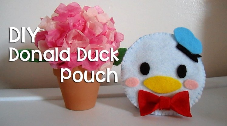 Super Cute DIY Donald Duck  Pouch