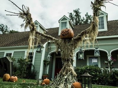 Tanya Memme's DIY Pumpkin Scarecrow