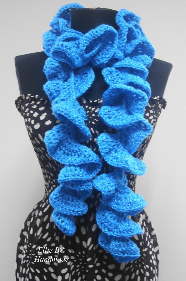Twisted, Curled, Potato chips scarf Crochet Tamil