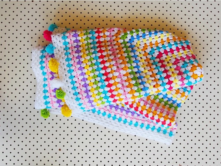4. It's Oblong Story: Crochet A Granny Rectangle Blanket