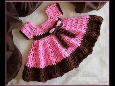 Beautiful Crochet Baby Frock Collection