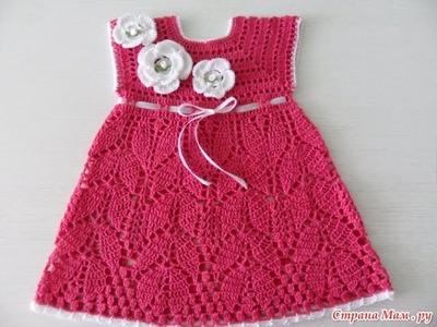 Crochet baby dress| How to crochet an easy shell stitch baby. girl's dress for beginners 164