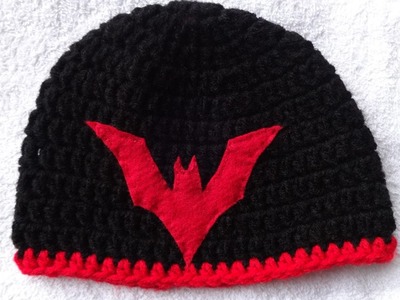 Crochet Batman Theme Hat