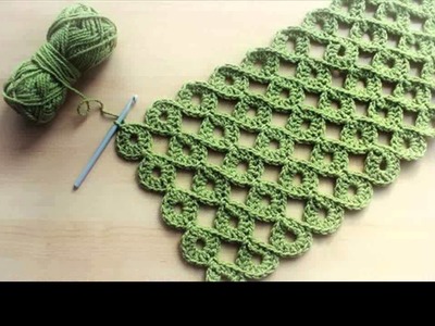 Crochet circle skirt