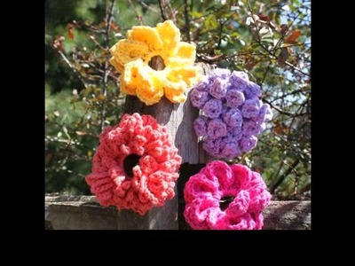 Crochet flowers for hats