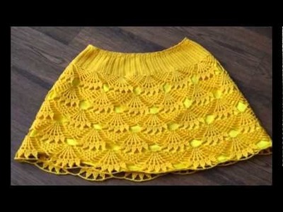 Crochet Skirt| free |Crochet patterns| 370