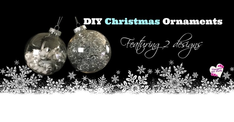 DIY Christmas Ornaments - Dollar Tree Ornaments