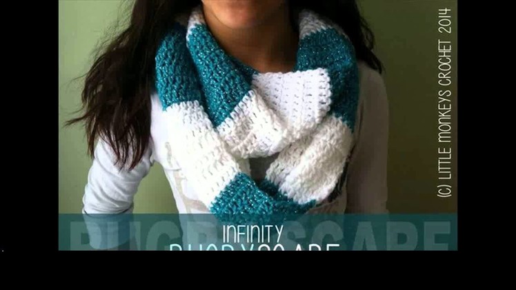 Easy crochet infinity scarf