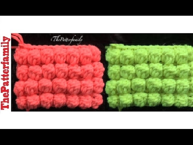How To Crochet a Bobble Stitch│by ThePatterfamily
