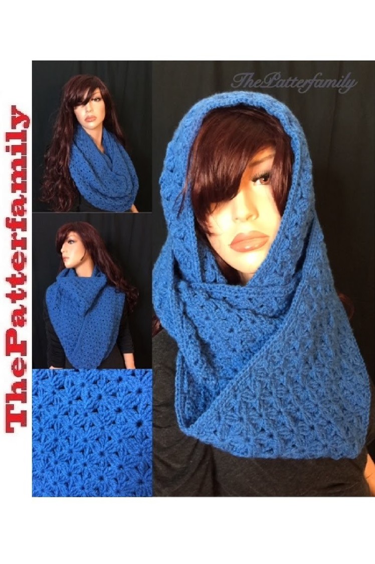 How to Crochet a Infinity Scarf Pattern #33│by ThePatterfamily