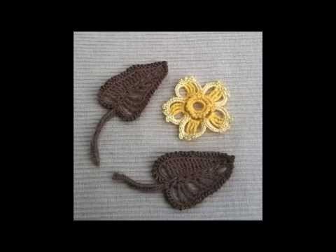 How to crochet a leaf