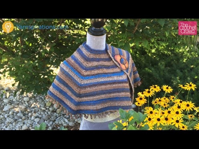 How to Crochet Cool Casual Shawl