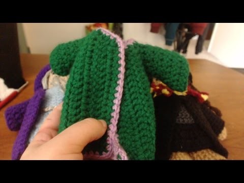 How to Crochet Doll-sized Wizard Robes