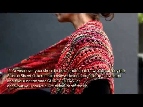 How To Knit A Shawl For Fall With Skeino - DIY Crafts Tutorial - Guidecentral & Skeino