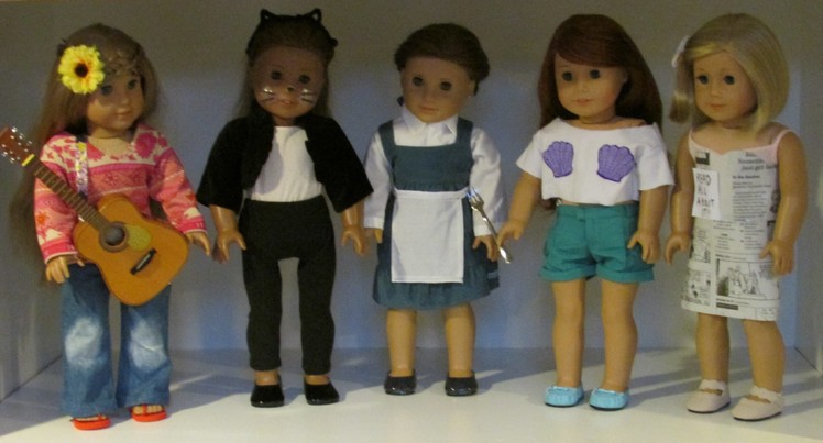 (Last Minute) Easy DIY Halloween Costumes for your AG Doll