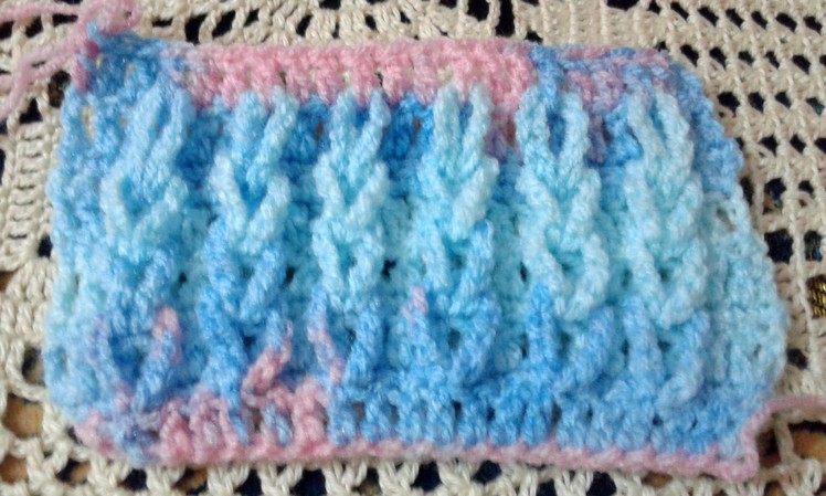 Multicolor pattern crochet patterns( Prominent stitch)