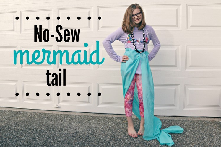 No-Sew Mermaid Tail and Costume | DIY | Jenny On The Spot