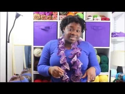 Yarn Talk #15 -  Crochet Finished Projects -  My Ruffle Scarves