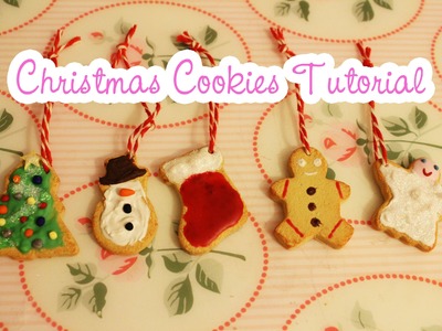 Christmas Cookie Ornaments Tutorial [Polymer Clay]