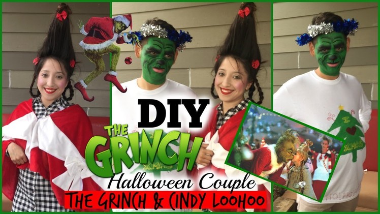 DIY Couple Halloween Costume: The Grinch and Cindy LooWhoo