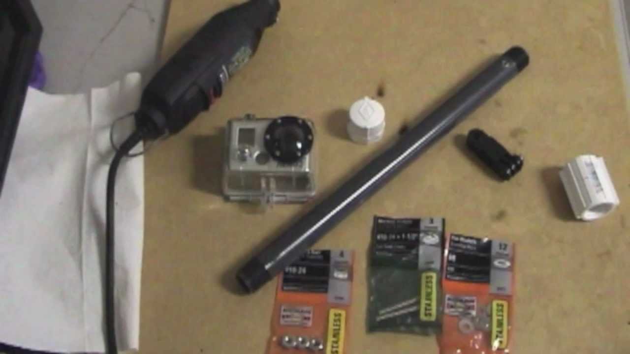 DIY:  How To Make A GoPro Pole.Pole Mount Cheap