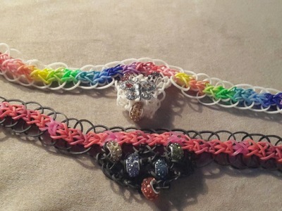 Fancy Schmancy Necklace on 2 Rainbow Looms