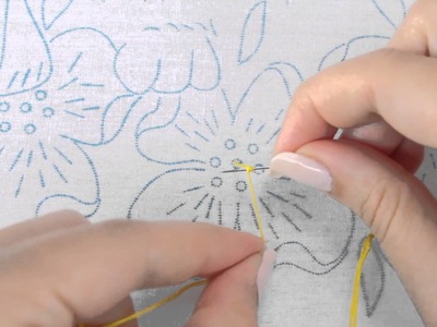 How to embroider a French Knot