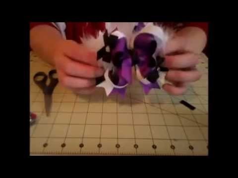 HOW TO line a french barrett and attach it to a hair bow