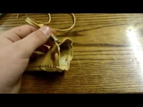 How to Make a Buckskin Bullet Bag
