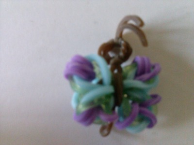 How to make a Butterfly Charm with just a hook: Rainbow loom Invented by Made By Mommy