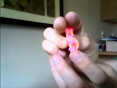 How to make a candy cane keychain-quick and easy