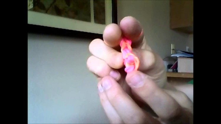 How to make a candy cane keychain-quick and easy