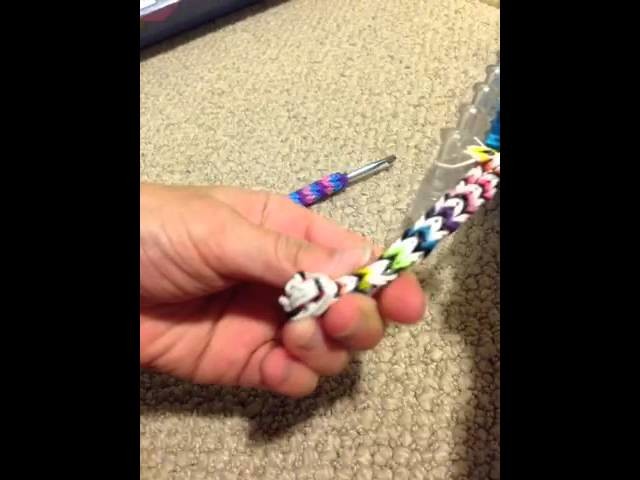 How to make a hexafish bracelet. hook holder