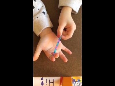 How to make a rainbow loom ring by hand
