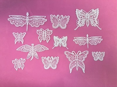 How to Make Cake Lace Butterflies