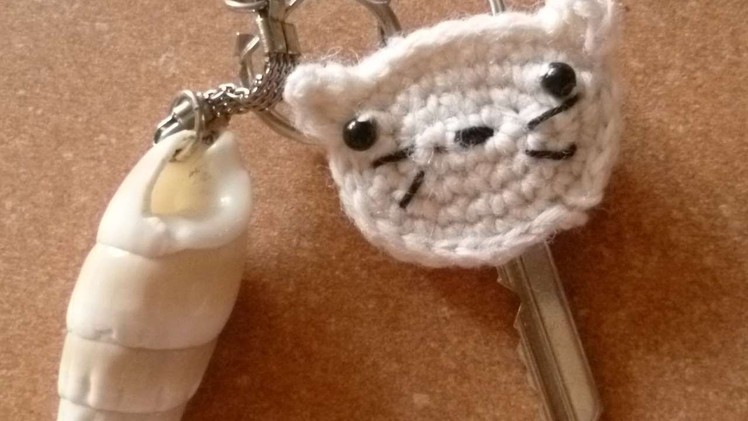 How To Make Cat Key Cover Crochet - DIY Style Tutorial - Guidecentral