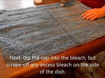 How to rescue an old bath mat