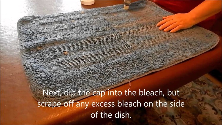 How to rescue an old bath mat