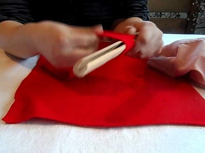 How to use the cutting gauge for shaggy rag rugs