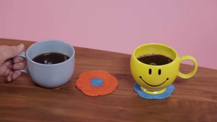 Method: clean happy 101: how to use a coaster