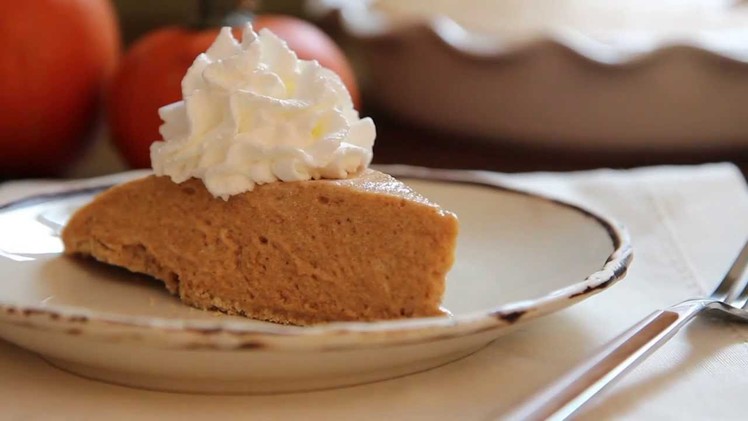 Pie Recipes - How to Make Pumpkin Chiffon Pie