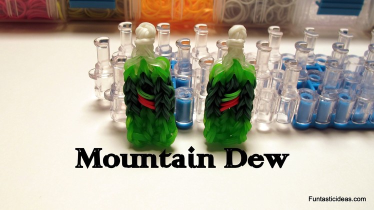 Rainbow Loom Mountain Dew Soda Bottle.drink - How to - Food Series