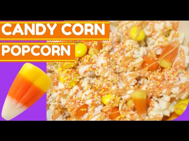 BEST Candy Corn Popcorn Fall Treat DIY + Biggest Giveaway win private Halloween Party!