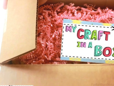 BUNBUN REVIEWS - My Craft in a Box Monthly Subscription Service 7-30-15