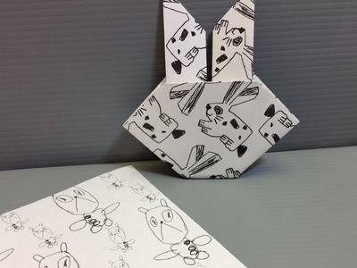 Celebrate our Bunny Print Your Own Origami Paper