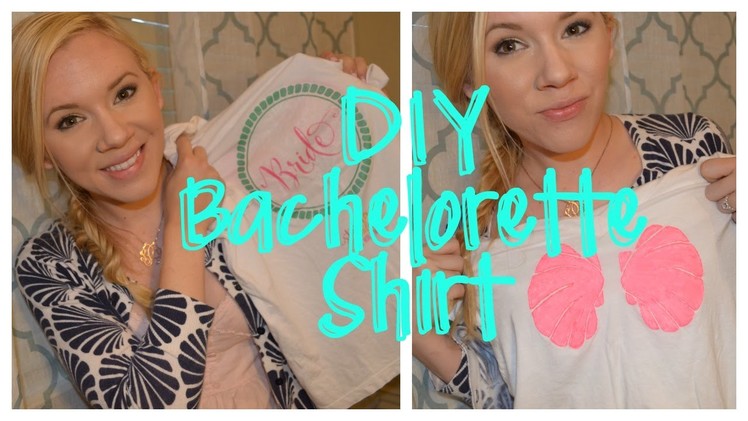 DIY Bachelorette. Seashell Bra Shirt