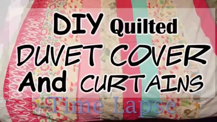 DIY Duvet Cover Time Lapse