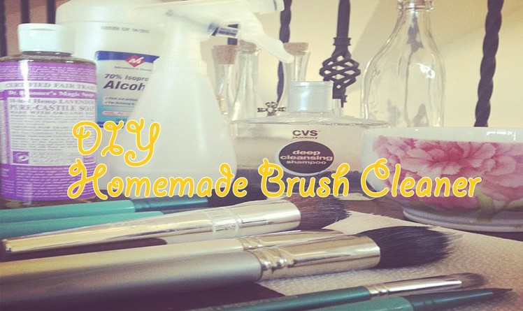❥ DIY Homemade Brush Cleaner *♪